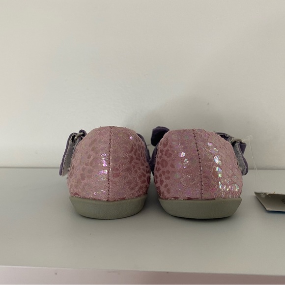 Wee Walkers Roberta Pink & Purple Sequinned Size 2 Baby Shoes - Picture 4 of 12
